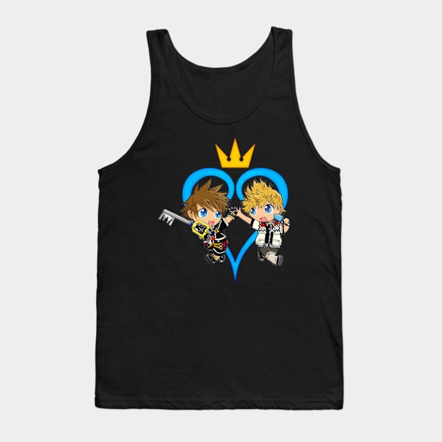 cute kingdom hearts Tank Top by cptpuggles